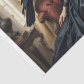 Papier Mousseline Raven’s Guest Decoupage (Détail)