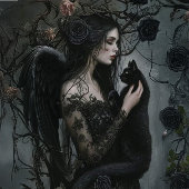 Papier Mousseline Raven Whisper