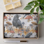 Papier Mousseline Ravens Toadstools Champignons Bois (Cadeau)
