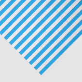 Papier Mousseline Rayé bleu (Détail)