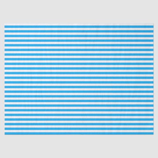 Papier Mousseline Rayé bleu (Recto)
