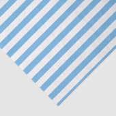 Papier Mousseline Rayé Bleu (Détail)