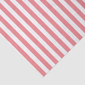 PAPIER MOUSSELINE RAYÉ ROUGE CLAIR CLASSIQUE (Détail)