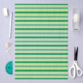 Papier Mousseline Rayure horizontale multi-largeur classique sans co (Artisanat)