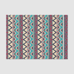 Papier Mousseline Rayure tribale moderne géométrique de Soho Boho