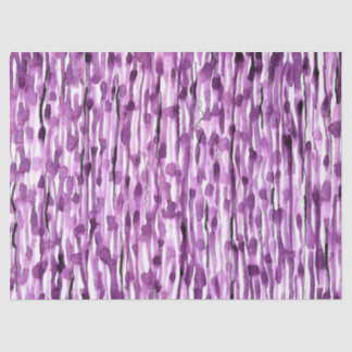Papier Mousseline Rayures Abstraites d'aquarelle violet