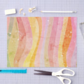 Papier Mousseline Rayures Aquarelle (Artisanat)