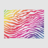 Papier Mousseline Rayures arc-en-ciel (Recto)
