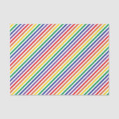 Papier Mousseline Rayures arc-en-ciel (Recto)