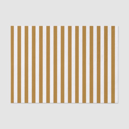 Papier Mousseline Rayures blanches et or mat (Recto)