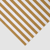 Papier Mousseline Rayures blanches et or mat (Détail)