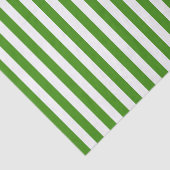 Papier Mousseline Rayures blanches et vertes (Détail)
