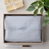 Papier Mousseline Rayures bleu acier clair (Cadeau)