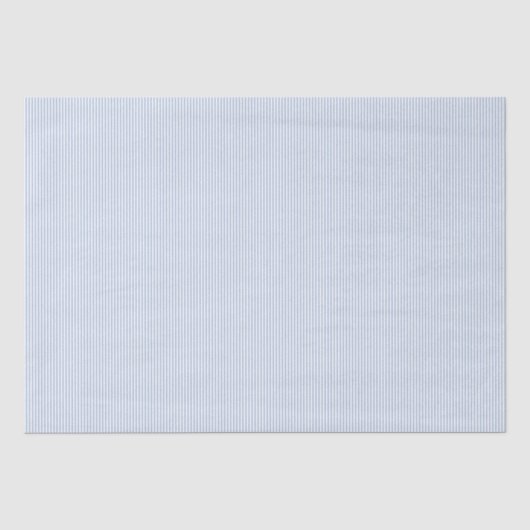 Papier Mousseline Rayures bleu acier clair (Recto)