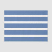 Papier Mousseline Rayures bleues (Recto)