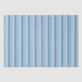Papier Mousseline Rayures Bleues Candy (Recto)