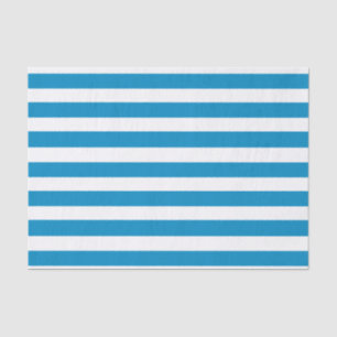 Papier Mousseline Rayures bleues de chaise longue