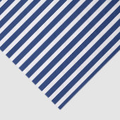 Papier Mousseline Rayures bleues et blanches (Détail)