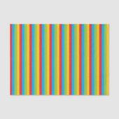 Papier Mousseline Rayures de couleur cirque (Recto)