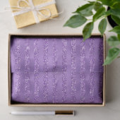 Papier Mousseline Rayures de gloire violette (Cadeau)