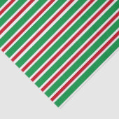 Papier Mousseline Rayures de Noël (Détail)