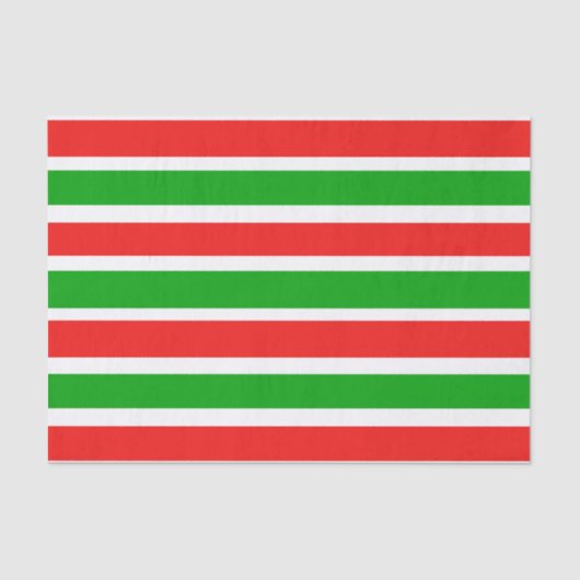 Papier Mousseline Rayures de Noël d'amusement (Recto)