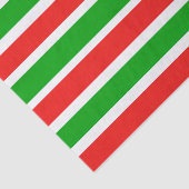 Papier Mousseline Rayures de Noël d'amusement (Détail)