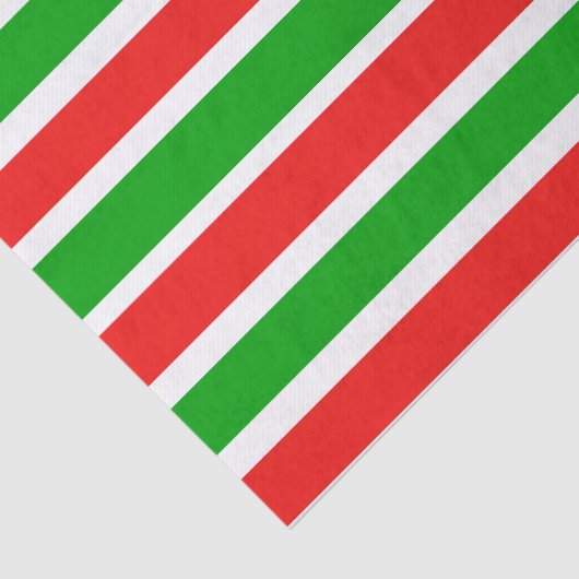 Papier Mousseline Rayures de Noël d'amusement (Détail)