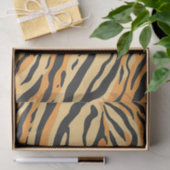 Papier Mousseline Rayures de Tigre (Cadeau)