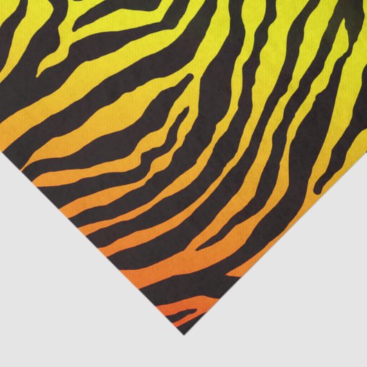 Papier Mousseline Rayures de tigre (Détail)