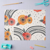 Papier Mousseline Rayures de tranche de citron bold (9) (Artisanat)