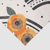 Papier Mousseline Rayures de tranche de citron bold (9) (Détail)