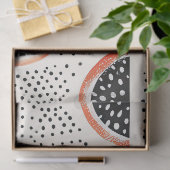Papier Mousseline Rayures de tranches de citrus gras (2) (Cadeau)