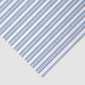 Papier Mousseline Rayures décrites bleues/gris (Détail)