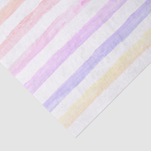 Papier Mousseline Rayures en pastel d'aquarelle (Détail)