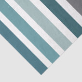 Papier Mousseline Rayures Gris Bleu (Détail)