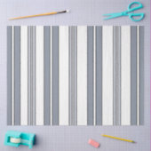 Papier Mousseline Rayures grises (Artisanat)