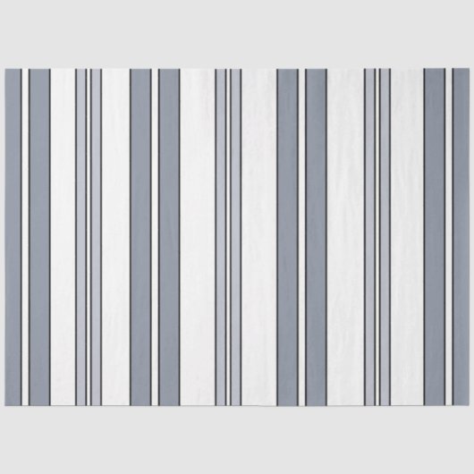 Papier Mousseline Rayures grises (Recto)