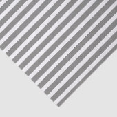 Papier Mousseline Rayures grises et blanches (Détail)