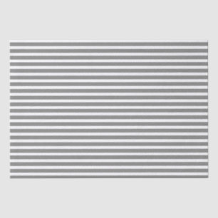 Papier Mousseline Rayures grises et blanches