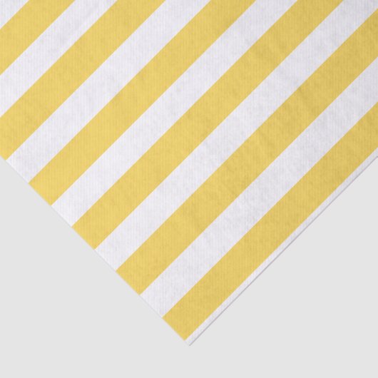 Papier Mousseline Rayures jaunes de chaise longue (Détail)