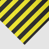 Papier Mousseline Rayures jaunes et noires (Détail)