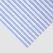 Papier Mousseline Rayures même bleu-clair et blanches (Détail)