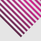 Papier Mousseline Rayures métalliques de roses indien et de blanc (Détail)