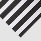 Papier Mousseline Rayures Noir & Blanc Rayé (Détail)