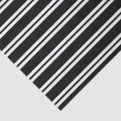 Papier Mousseline Rayures noires (Détail)