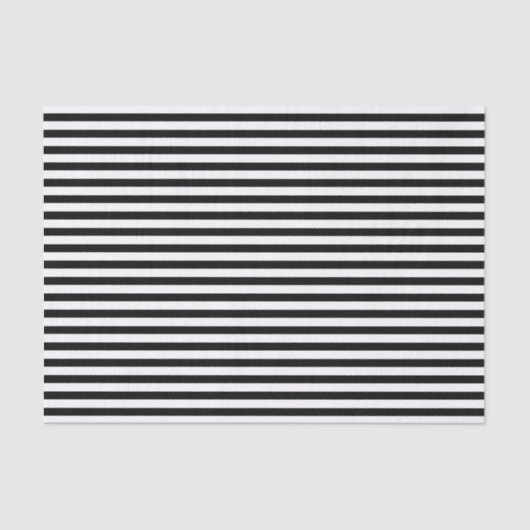 Papier Mousseline Rayures noires et blanches (Recto)