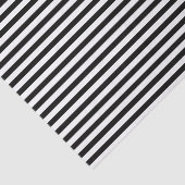 Papier Mousseline Rayures noires et blanches (Détail)