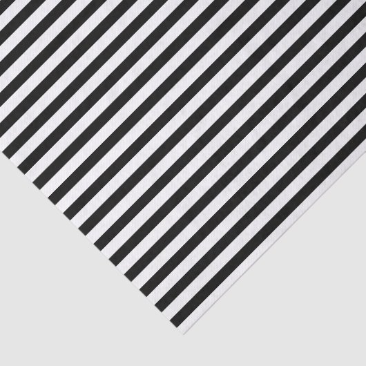 Papier Mousseline Rayures noires et blanches (Détail)