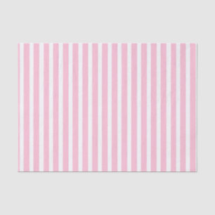 Papier Mousseline Rayures roses et blanches molles verticales